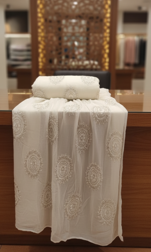 Unstitched dress material